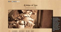 Desktop Screenshot of falegnamerialabottegadellegno.com
